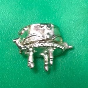 925 Stamped Sterling Silver Table Charm